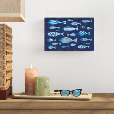 «Sunday on the Coast» par Pela, reproduction d'art graphique sur toile tendue