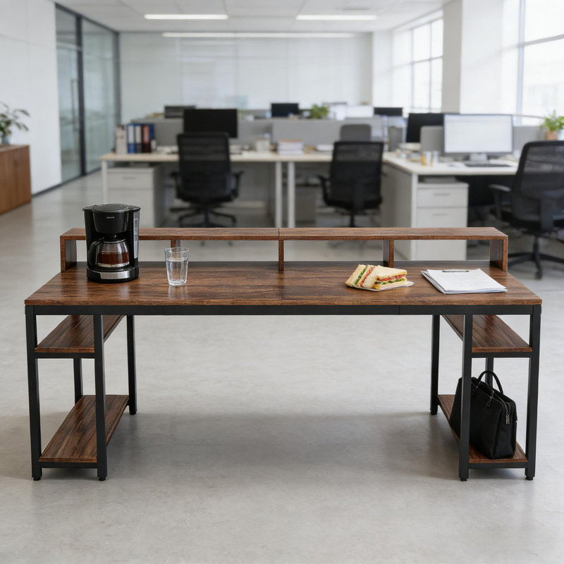 Two Person Computer Desk,Office Desk,Writing Desk