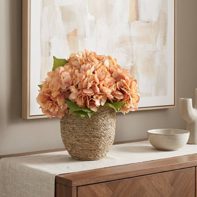 Arrangement floral d'automne hortensia