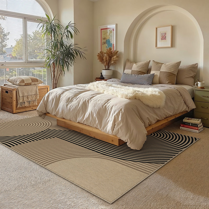 Tapis en lin Linea, Rectangle 6'3" x 8'6"