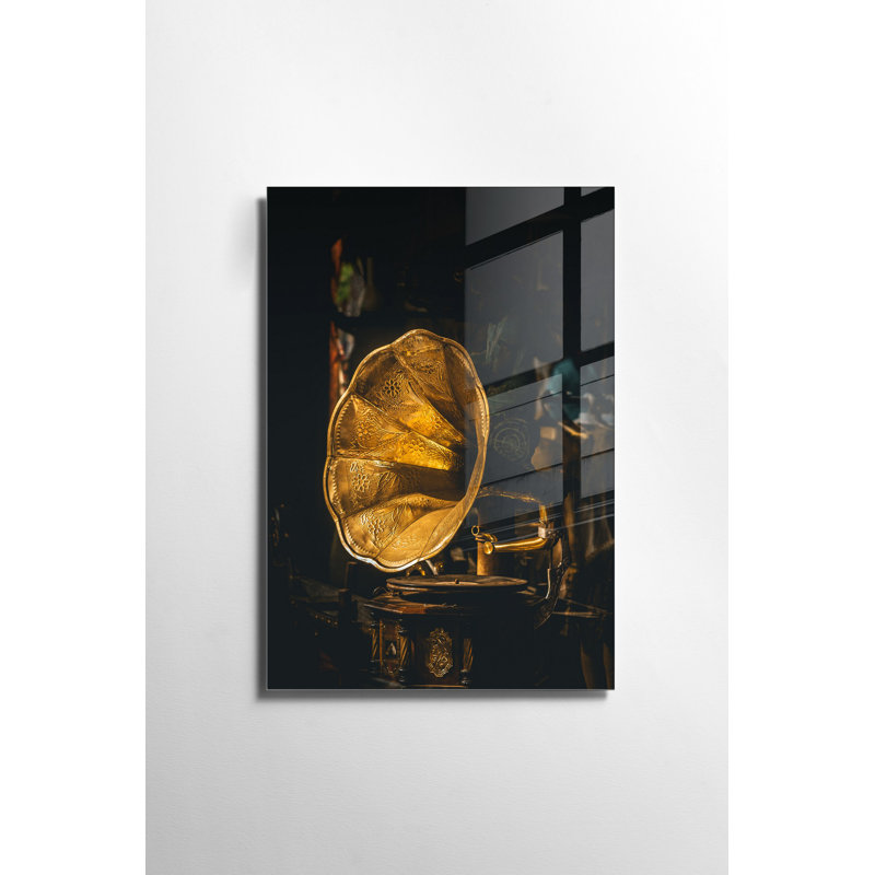 Decorative Tempered Glass Painting, 39.4" H x 27.6" W x 1" D