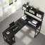 L-Shaped Metal Base Computer Desk-843889375