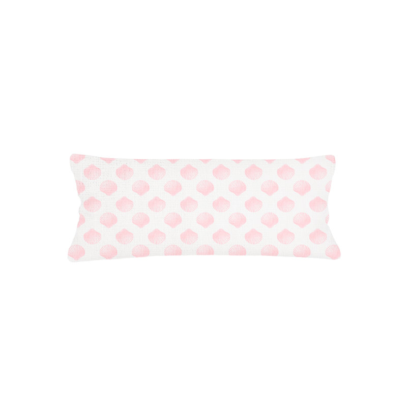 Printed Pillows Linen Pillow Cover & Insert, Pink, Square 26", Down Blend