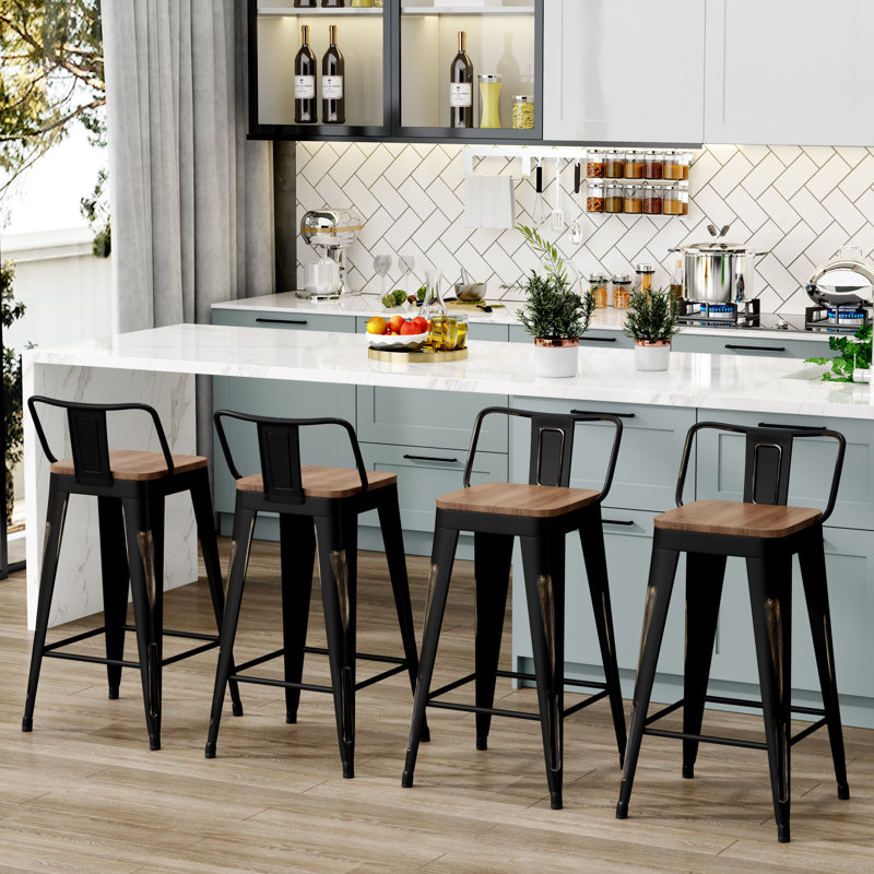 Counter/Bar Stool, Counter Stool (26” Seat Height), Black