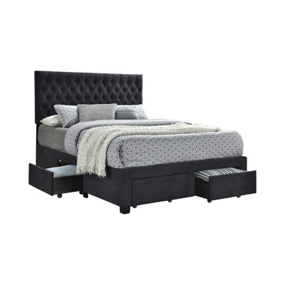Manvinder Upholstered Storage Bed