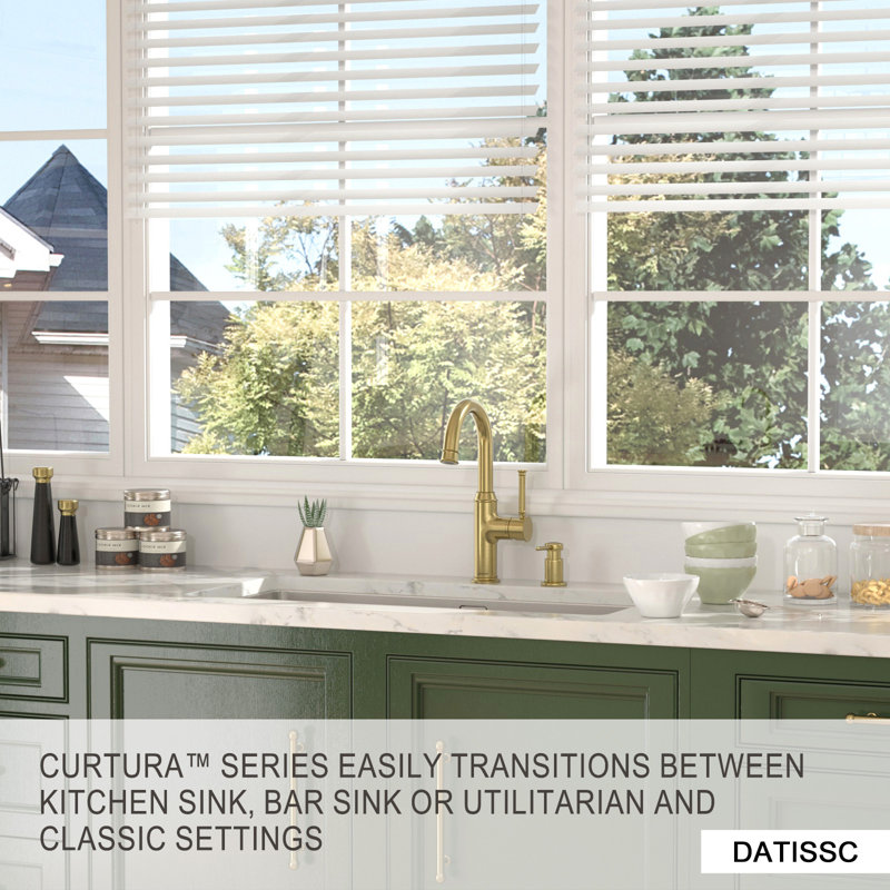 Single Handle Kitchen Bar Faucet, Gold