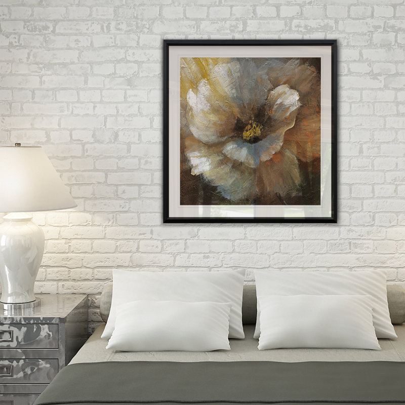 « fleuriing ii », impression encadrée, H 26,5 po x l 26,5 po x P 1,5 po