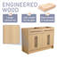 Base de meuble-lavabo double 48 po seulement