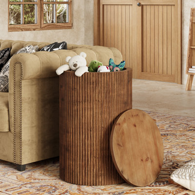 Solid Wood End Table