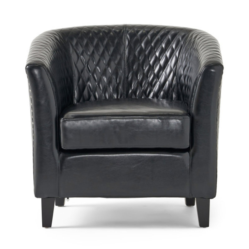 Chaise d'appoint, chaise rembourrée avec dossier incurvé