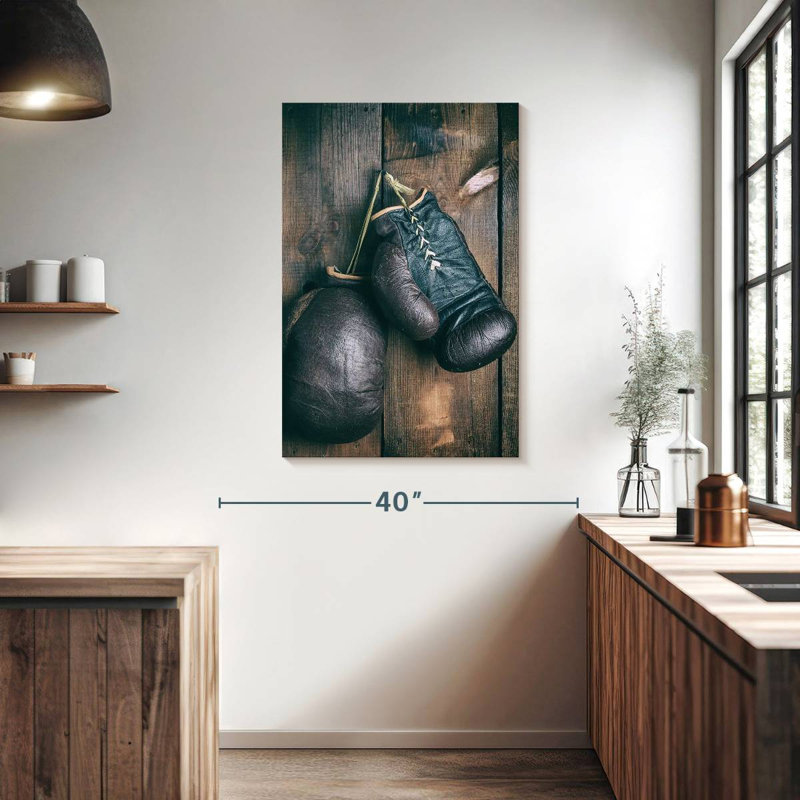 Sireci Old Boxing Gloves, 39" H x 26" W