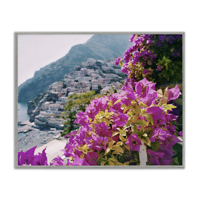 Giclée encadrée «Flowers In Positano», conception par LSR Creative Studio