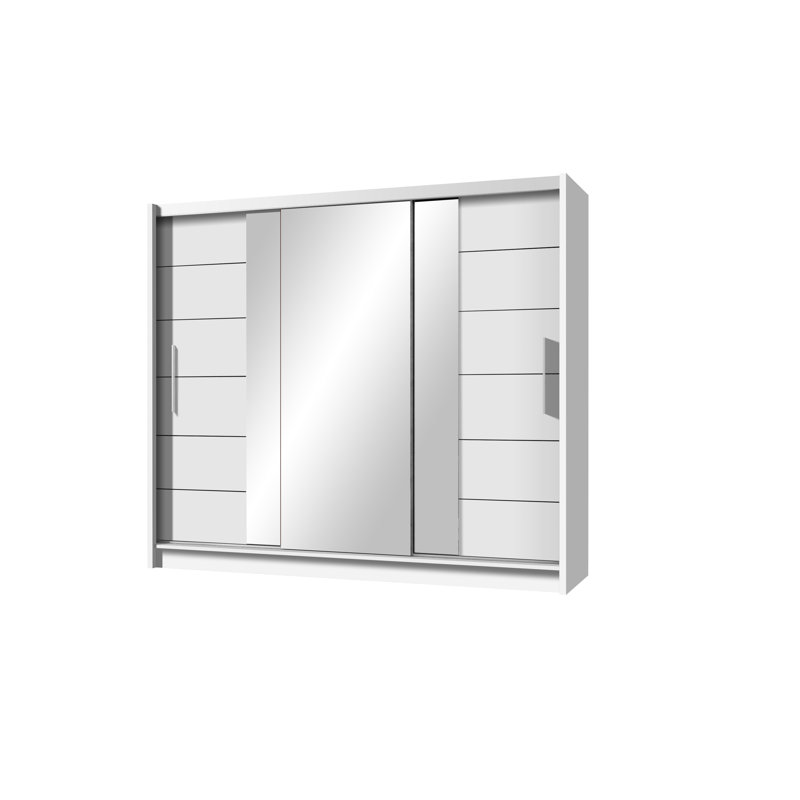 Bhopal Manufactured Wood Wardrobe, White
