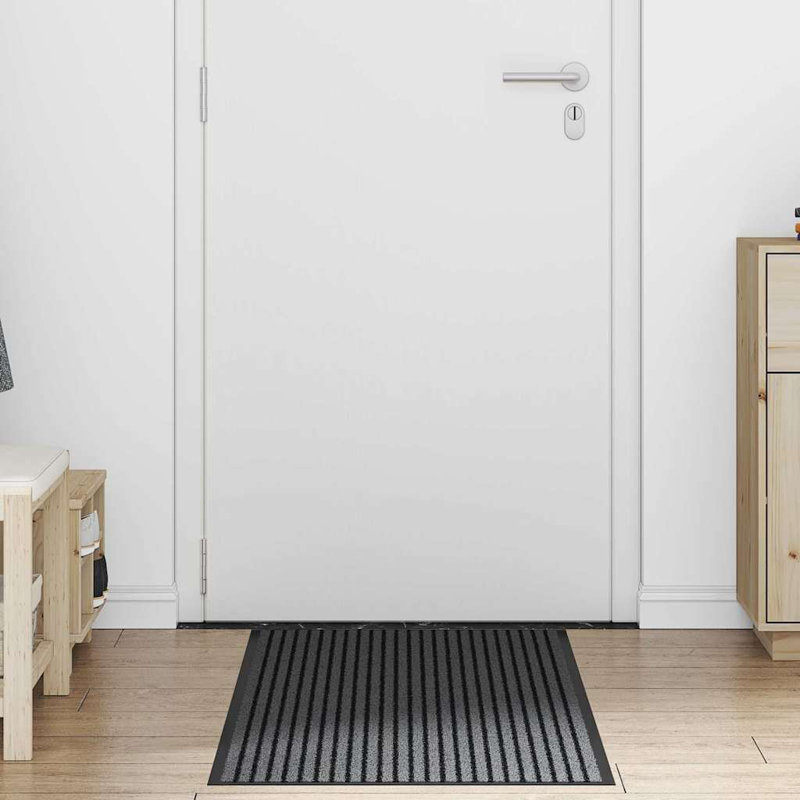 vidaXL Doormat Black Polypropylene Entryway Indoor Mat Home Essentials Floor, 60cm W x 150cm L