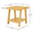 Angeleca End Table with Storage Shelf-856871429-870240467