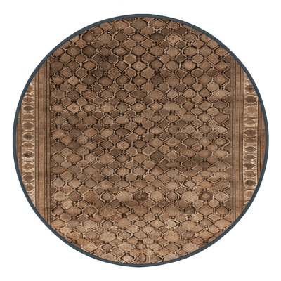 Tapis brun lavable à la machine