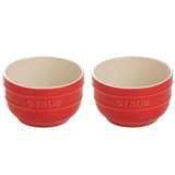 Staub Ceramic 2-piece Prep Bowl Set