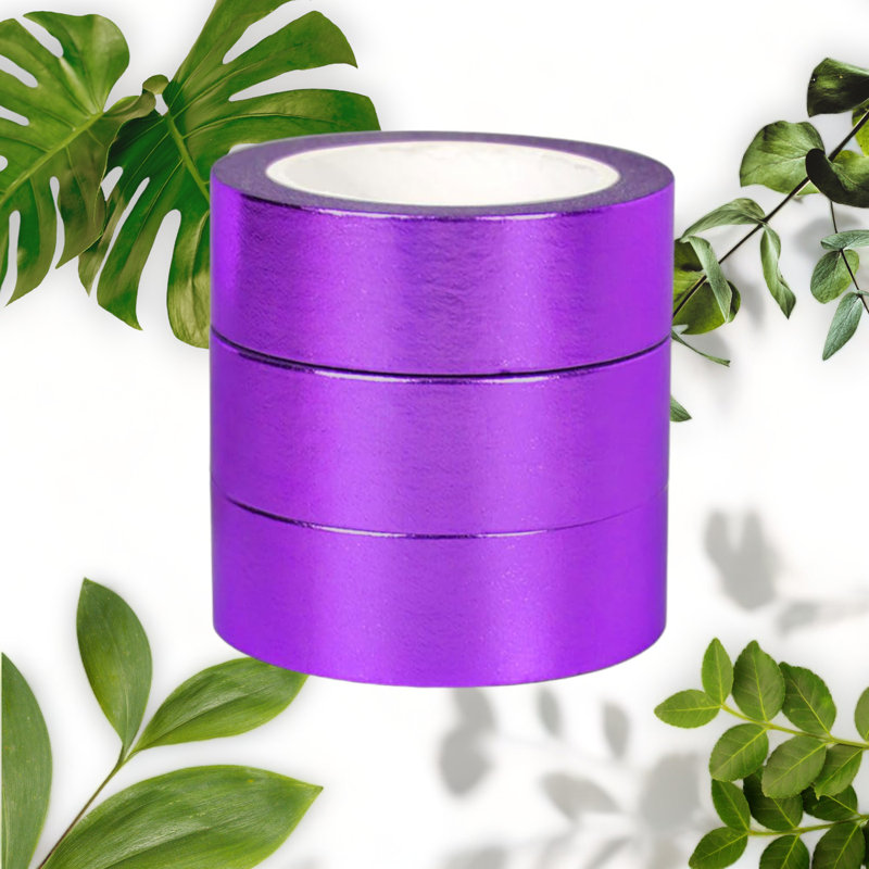 3 Rolls Metallic Washi Tape Set