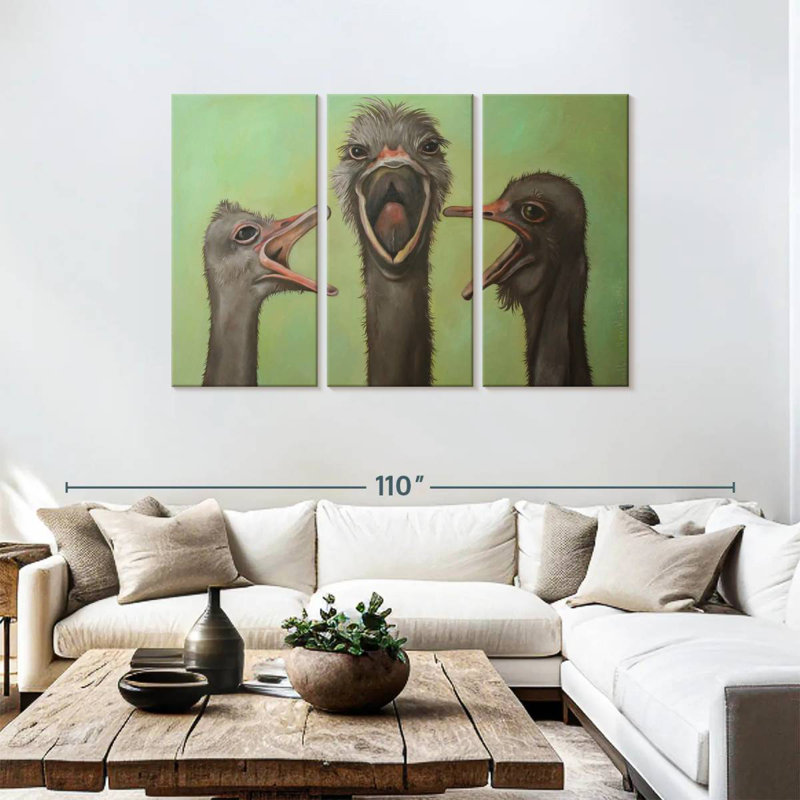 Ketti Three Tenors, 48" H x 74" W