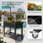 Resin Planter Box With Wheels-892351219