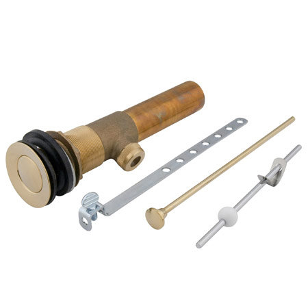 Pop-Up Bathroom Sink Drain With Overflow Kingston Brass 