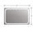 Bilol Glass Flat Wall Mirror-217417968