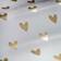 Cune Gold Heart Spot 16.5' L x 20.5" W Peel and Stick Wallpaper Roll