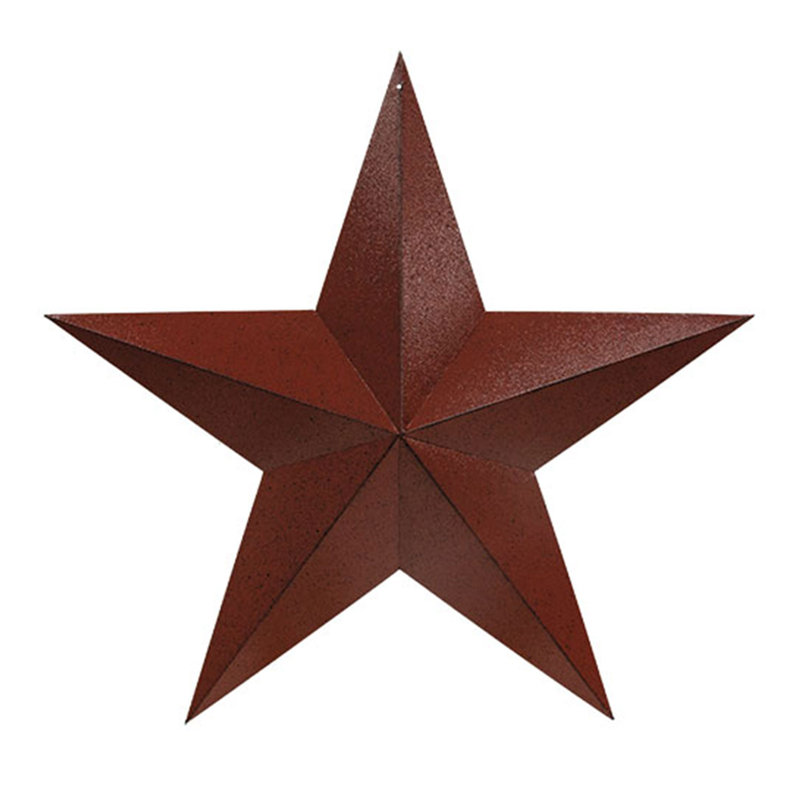 Étoile de grange antique, 24 po, Bourgogne