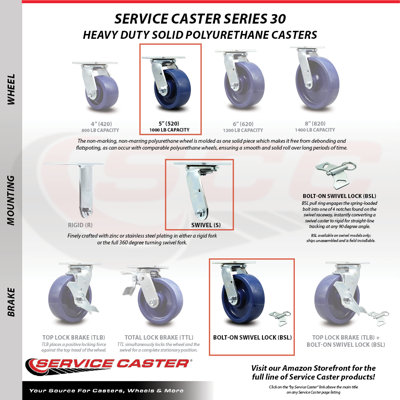 Solid Swivel Caster