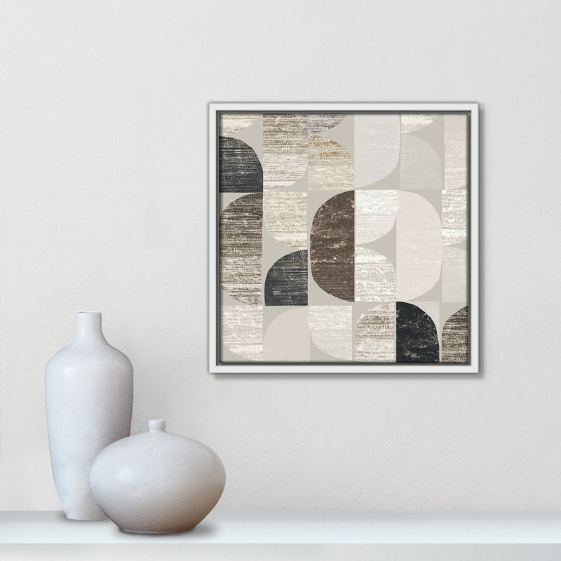 Shape and Form II - Square Version Print par Tom Reeves, Blanc, H 13,5 po x l 13,5 po