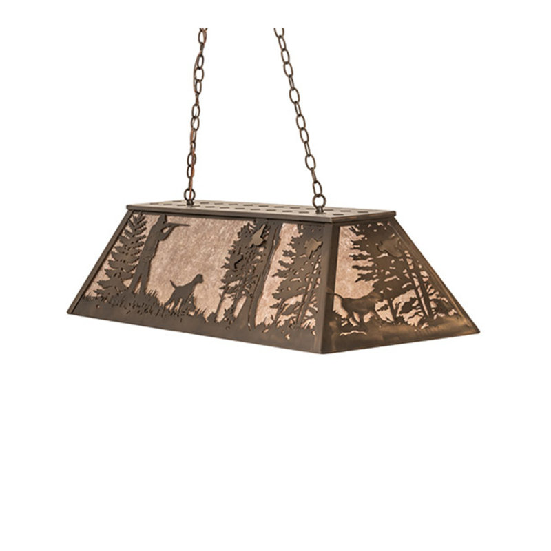 Quail Hunter W/Dog 6 - Light Pendant