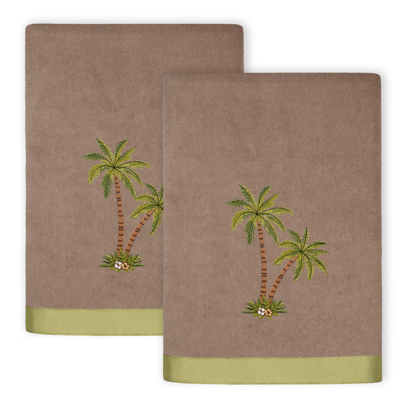 Serviette de bain en coton turc, Cacao