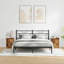 Bedside Cabinet With 2 Pcs 39 X 34.5 X 50 Cm-1400603449