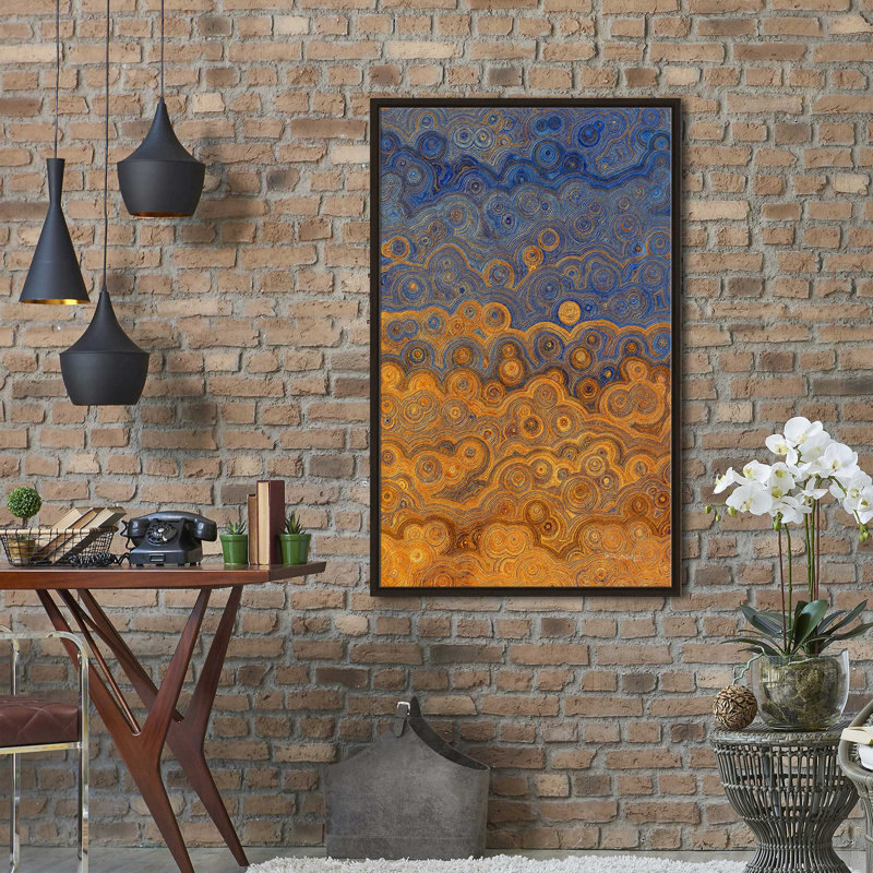 «Philippins 4: 19 All You Need» par Mark Lawrence - reproduction, Cadre flottant espresso, H 33,5 po x l 21,5 po x P 2 po