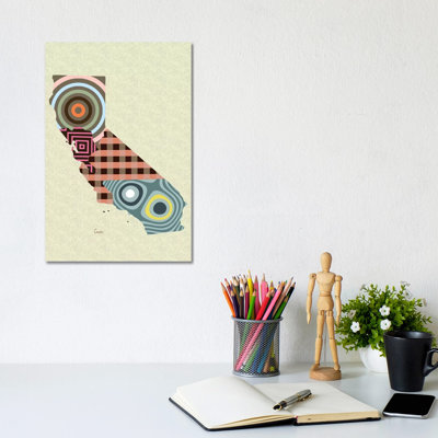 California State 1 Piece Wrapped Canvas Wall Art