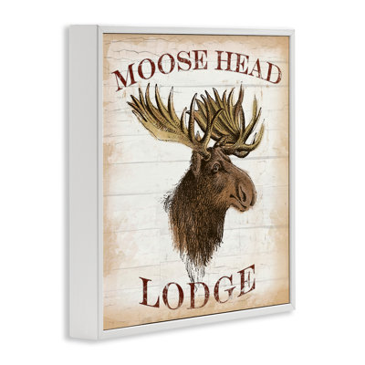 Moose Head Lodge, estampe numérique, design par Lula Bijoux & co.