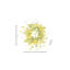 Anneau à bougie 13 "Spring Poppy / Forsythia-2129770867