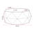 38"Three-Dimensional Embossed Pattern Design American Retro Style Coffee Table