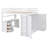Falishia Kids Full,Twin Loft Bed with Drawers-108320928-108320925