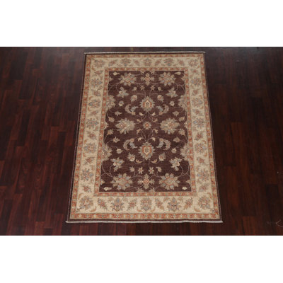 One-of-a-Kind 4'8" X 6'6" Wool Area Rug in Brown