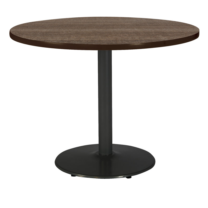Table de salle à manger ronde Mode, Teck studio, Noir, H 41 po x L 30 po x l 30 po