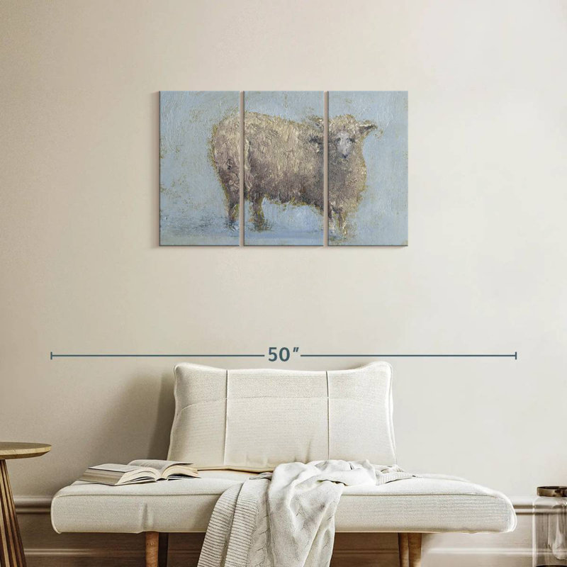 Brampt Sheep Strut I, 20" H x 33" W