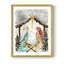 «Unto Us A Child is Born», reproduction encadrée - bois massif-631373812