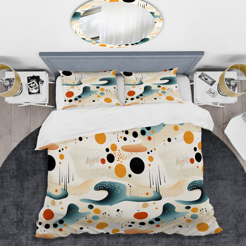 Ensemble de housse de couette Organic Minimalism, Housse de couette simple + 1 taie décorative stan