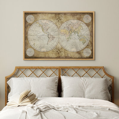 Mappemonde rétro