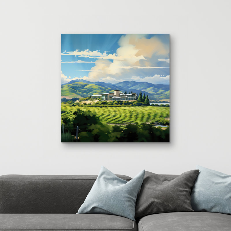 Peaceful day - 32"x32" art on canvas