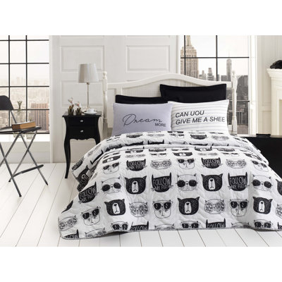 Cotton Blend Coverlet and Bedspread Set