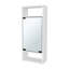 Wall - Mounted White Bathroom Medicine Cabinet With Mirror Door And Open Storage, 11.75 Inches Wide , 10 15
