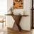 American-style solid wood console table.-663027880