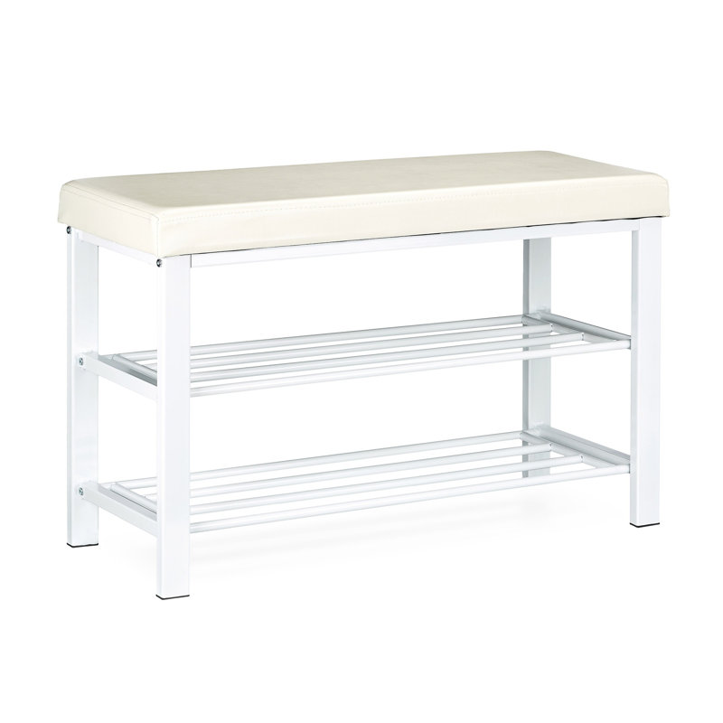 Storage Bench, White